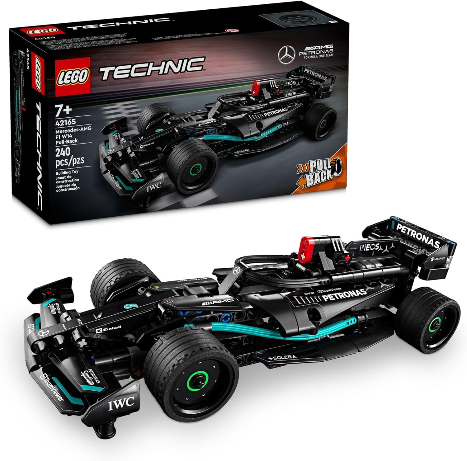 Technic Mercedes-AMG F1 W14 E Performance Pull Back-by-Lego