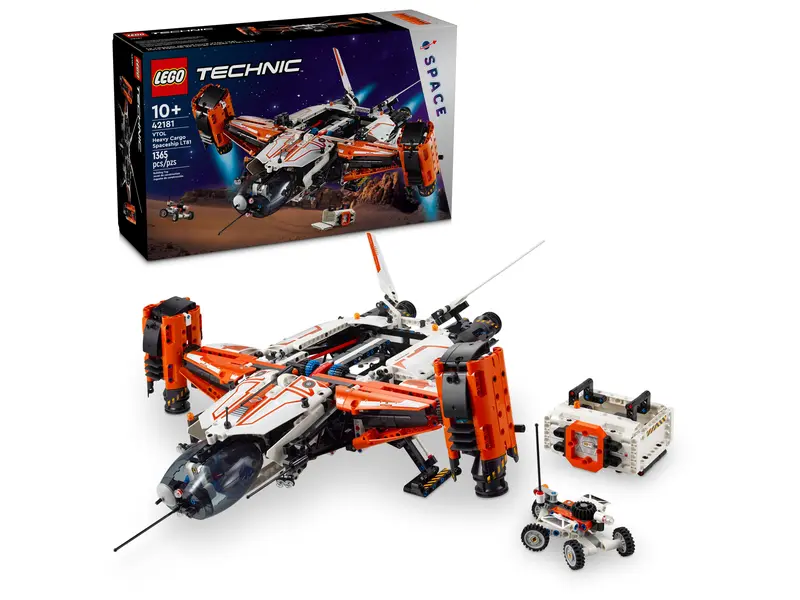 Technic VTOL Heavy Cargo Spaceship LT81-by-Lego