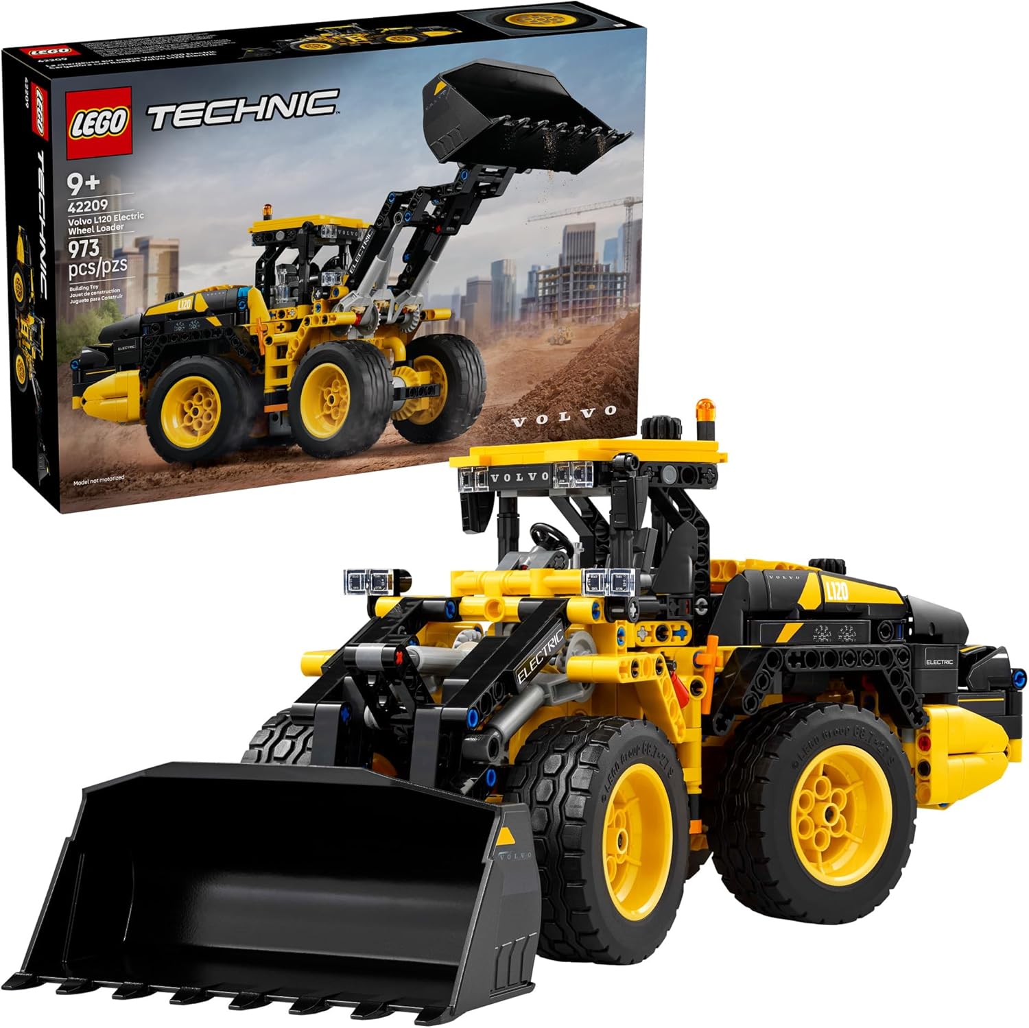Technic Volvo L120 Electric Wheel Loader-by-Lego