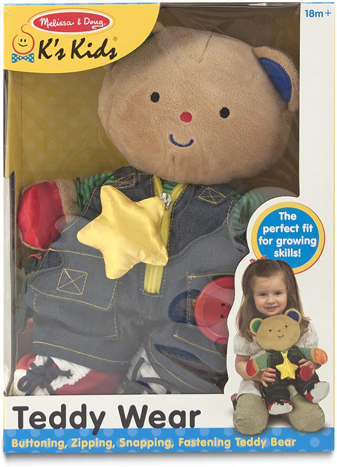 Teddy Wear Toddler Learning Toy by Melissa Doug 1