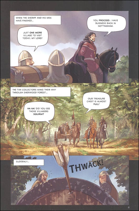 The Adventures of Robin Hood A Graphic Novel by Usborne 5