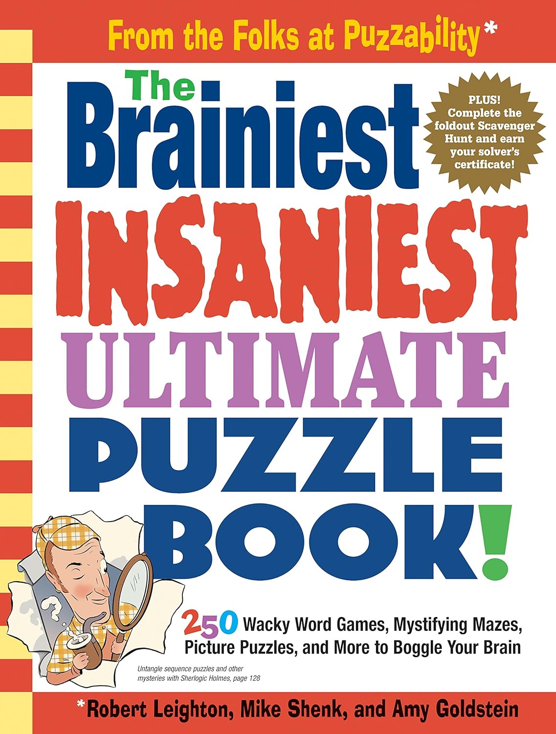 The Brainiest Insaniest Ultimate Puzzle Book-by-Workman Publishing