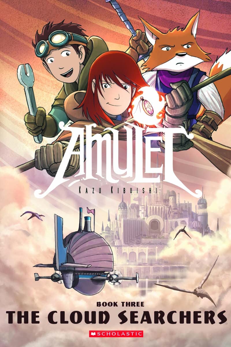 The Cloud Searchers: A Graphic Novel (Amulet #3)-by-Scholastic