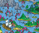The Happy Isles 1000pc Magic Puzzle by Magic Puzzle Company 2