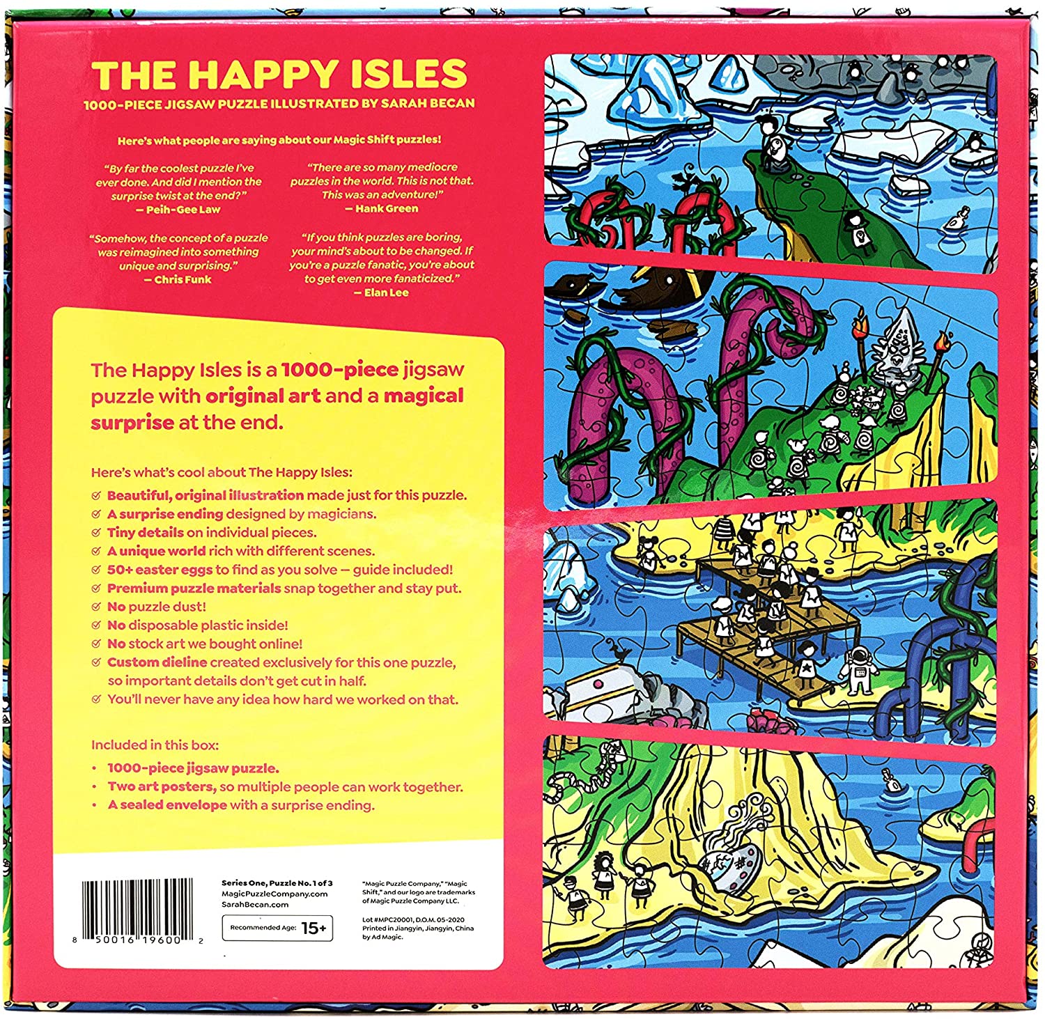 The Happy Isles 1000pc Magic Puzzle – A2Z Science & Toys