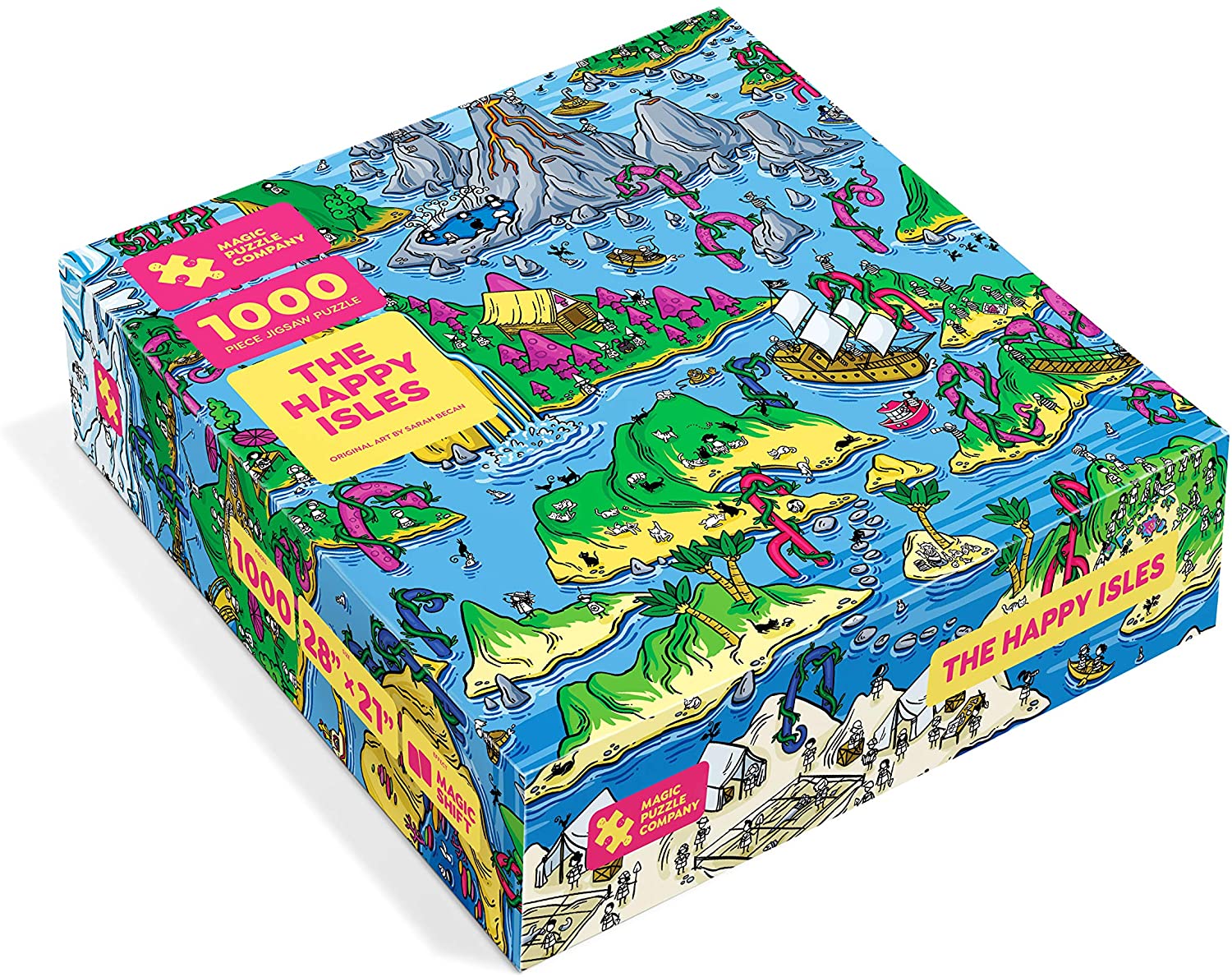 The Happy Isles 1000pc Magic Puzzle by Magic Puzzle Company