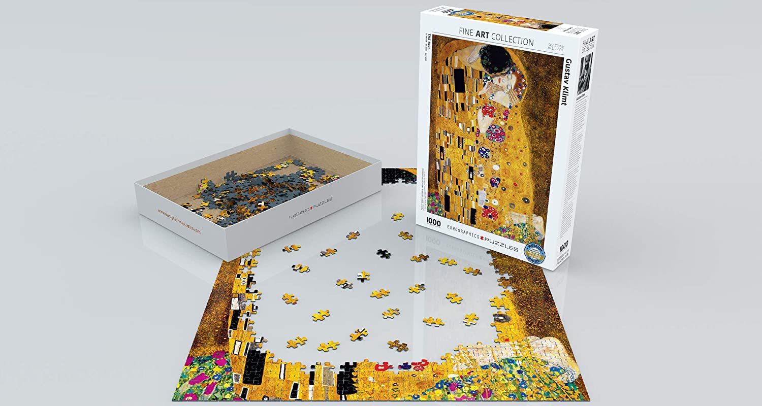 The Kiss by Gustav Klimt 1000pc Puzzle by Eurographics 2