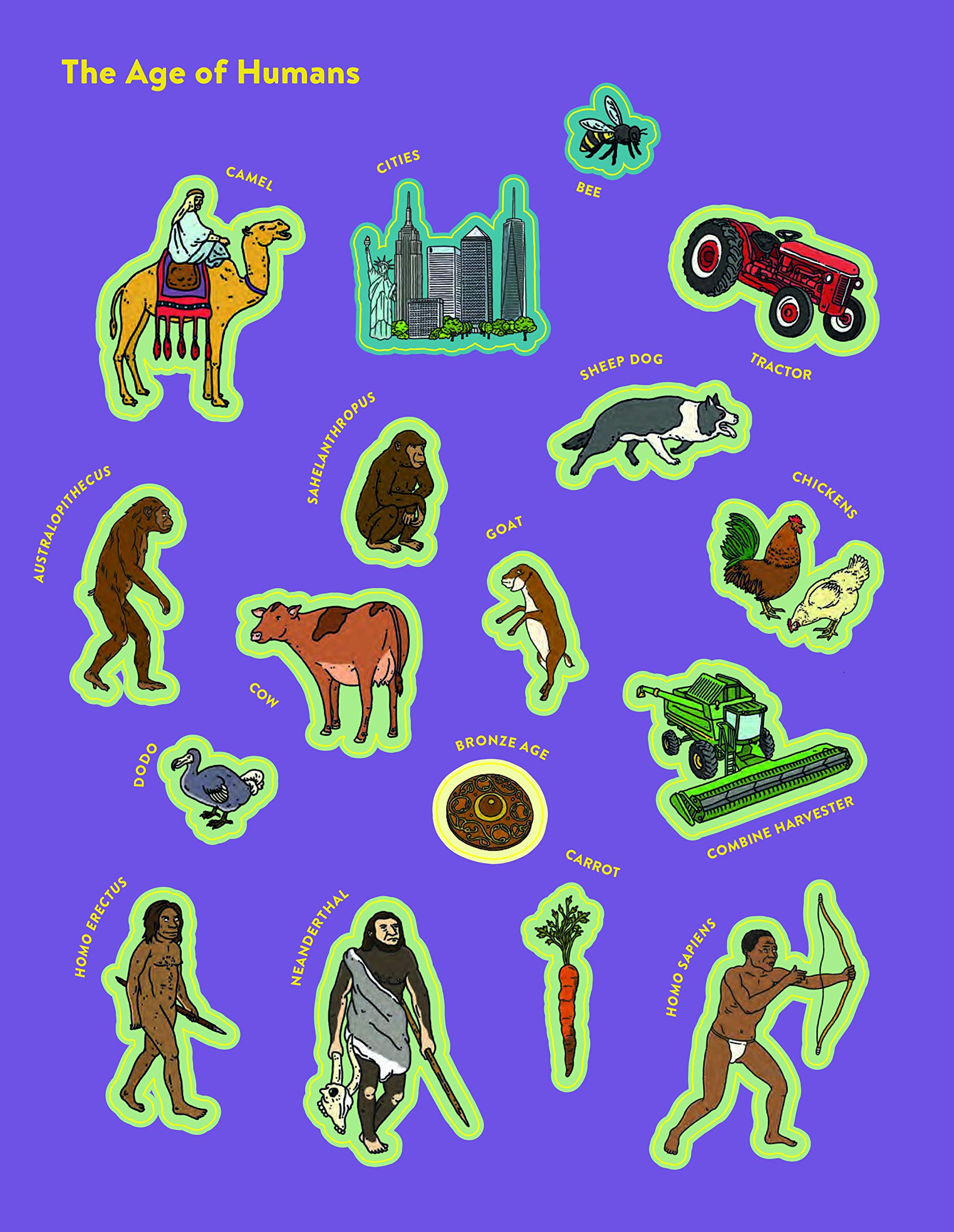 The Nature Timeline Stickerbook by What on Earth Publishing 3