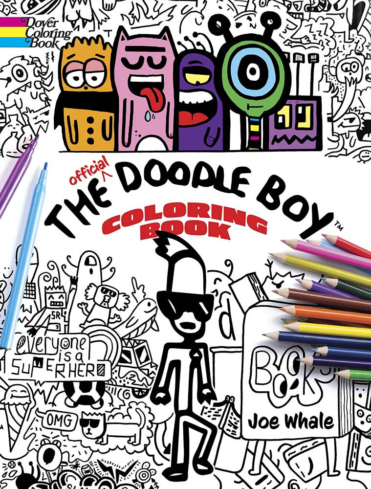 The Official Doodle Boy Coloring Book-by-Dover Publications