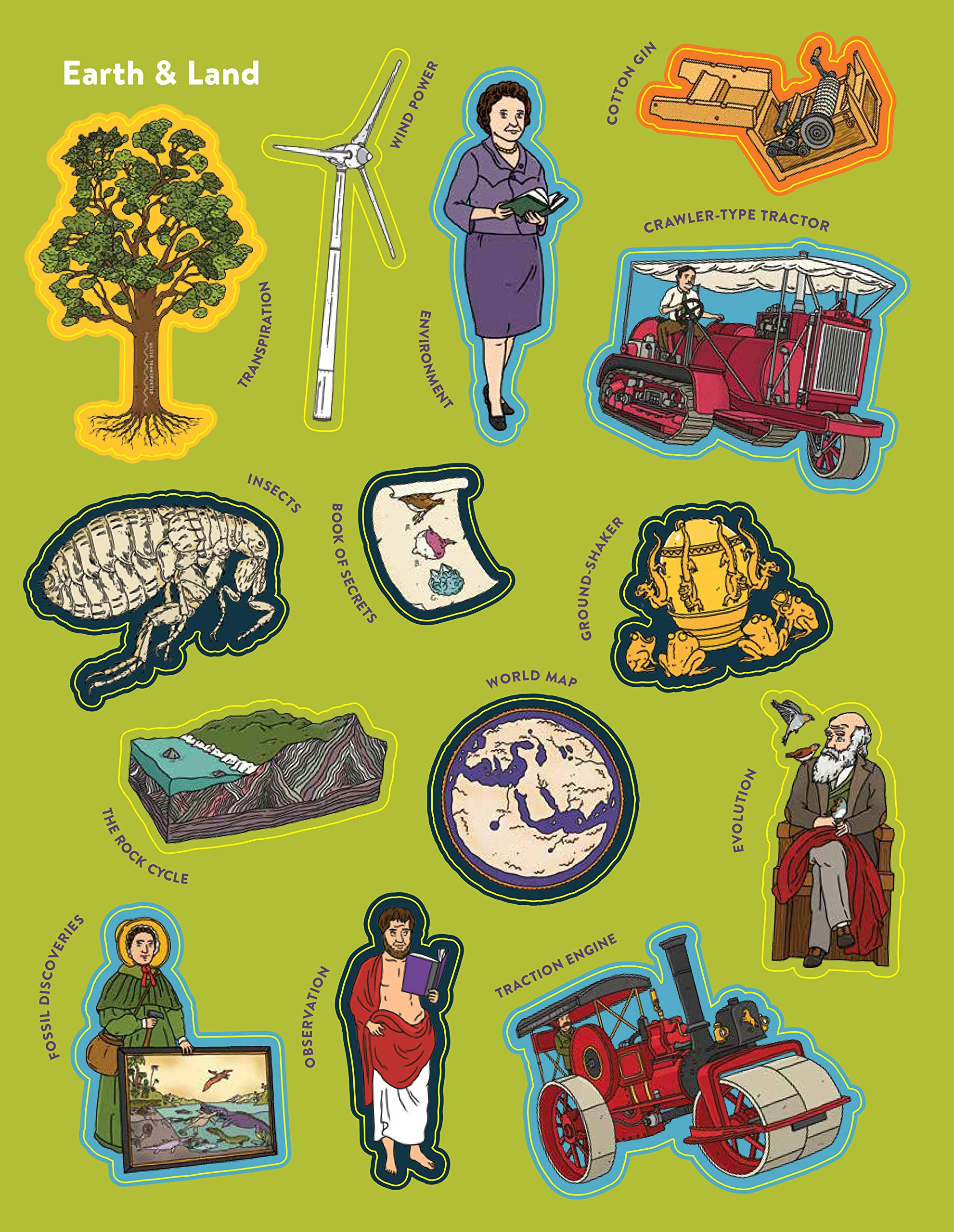 The Science Timeline Stickerbook by What on Earth Publishing 3