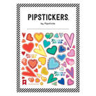 The Shape Of My Heart Sticker Sheet-by-Pipsticks