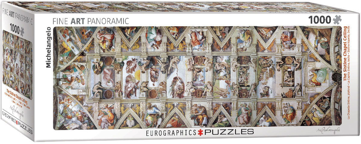 The Sistine Chapel Ceiling 1000pc Puzzle-by-Eurographics