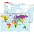 The World Map Learning Mat-by-Teacher Created Resources