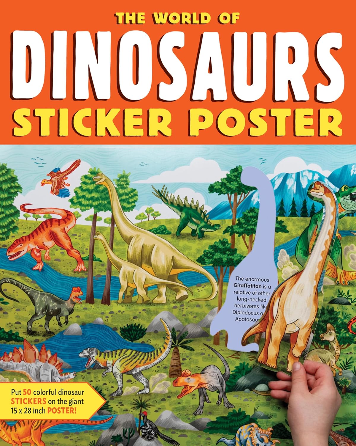 The World of Dinosaurs Sticker Poster-by-Little Brown