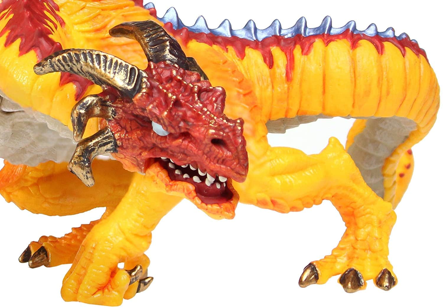 Three Headed Fire Dragon Figure by Safari 3