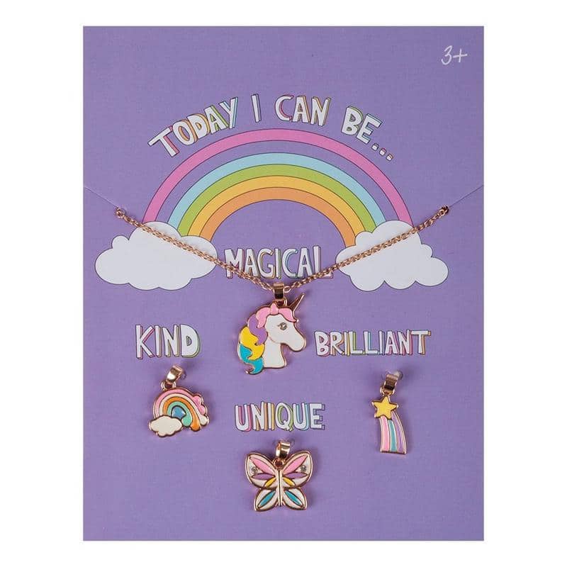 Today I Can Be Magical Kind Brilliant and Unique Carded Charm Set by Great Pretenders