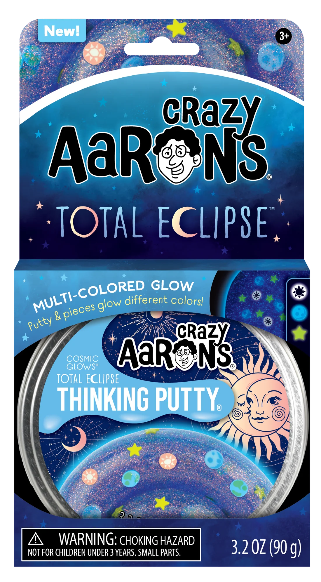 Total Eclipse Thinking Putty - Trendsetters Series-by-Crazy Aaron's Putty World