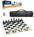 Tournament Chess Set with Canvas Travel Bag by WE Games