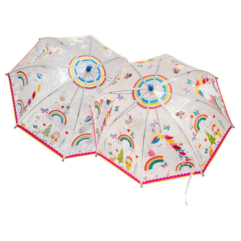 Transparent Color Changing Umbrella - Rainbow Fairy-by-Floss & Rock