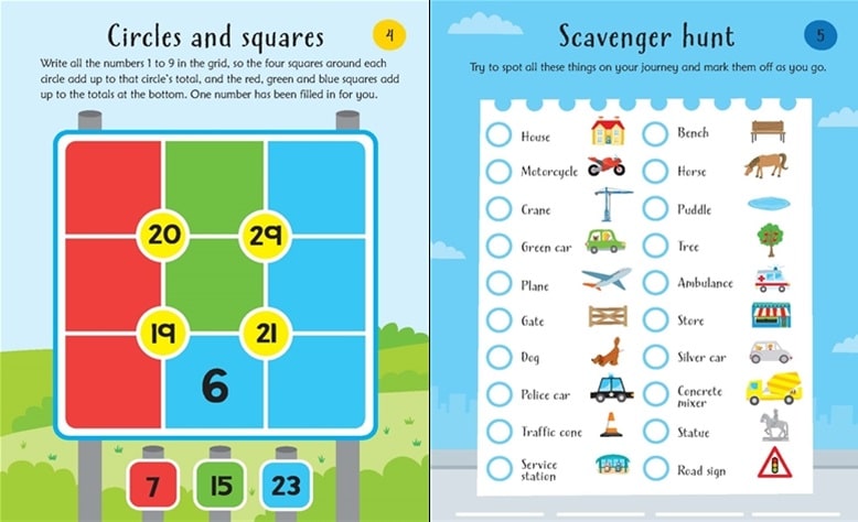 Travel Games Pad by Usborne 2