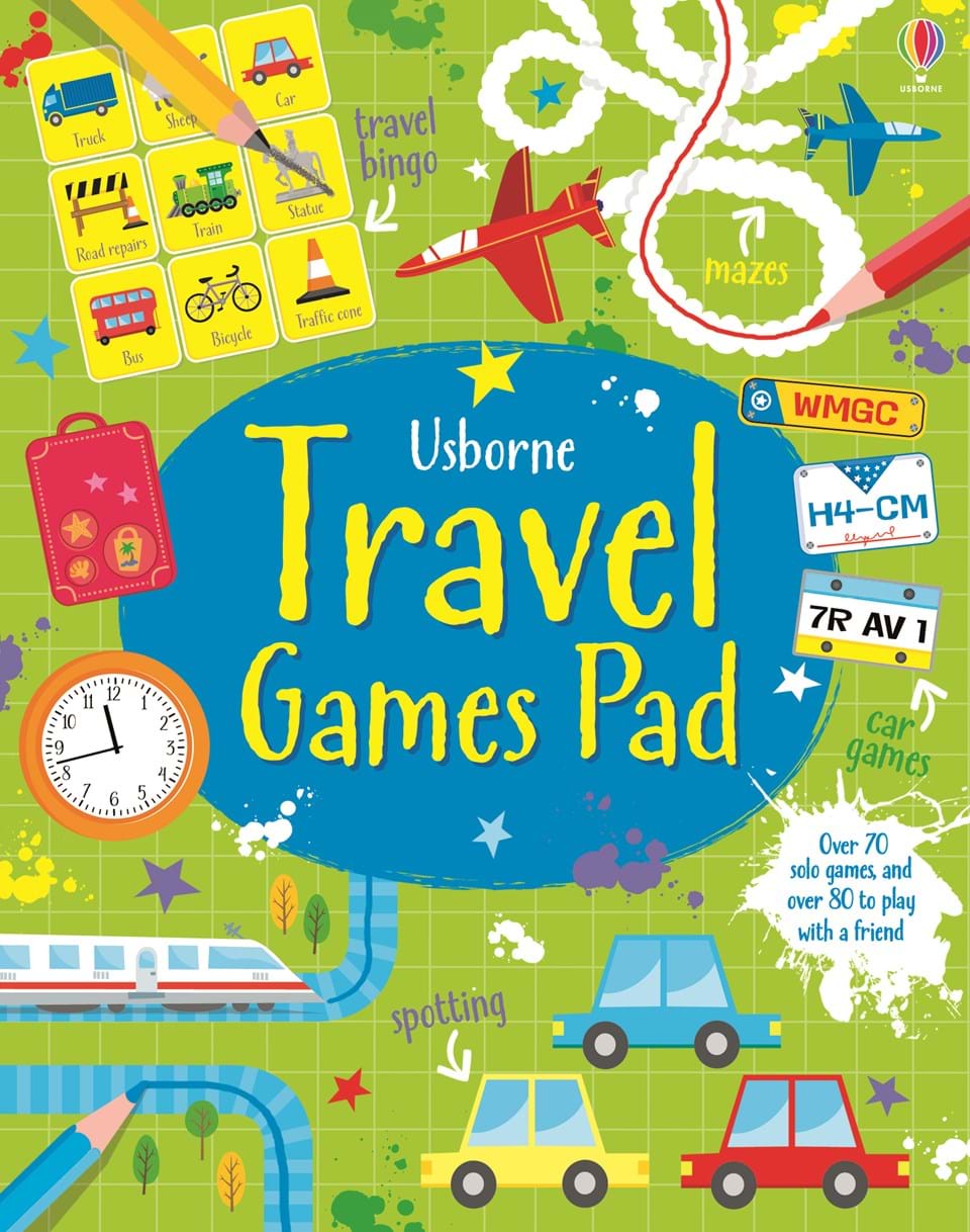 Travel Games Pad by Usborne