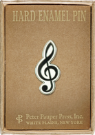 Treble Clef Enamel Pin by Peter Pauper Press 1