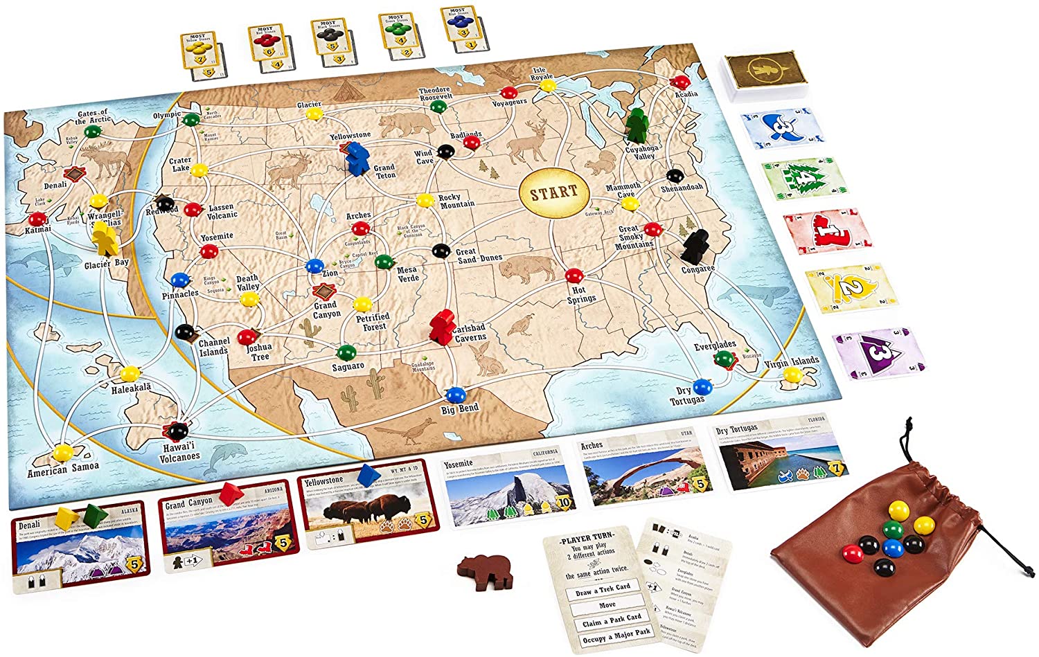 Trekking the National Parks by Underdog Games 4