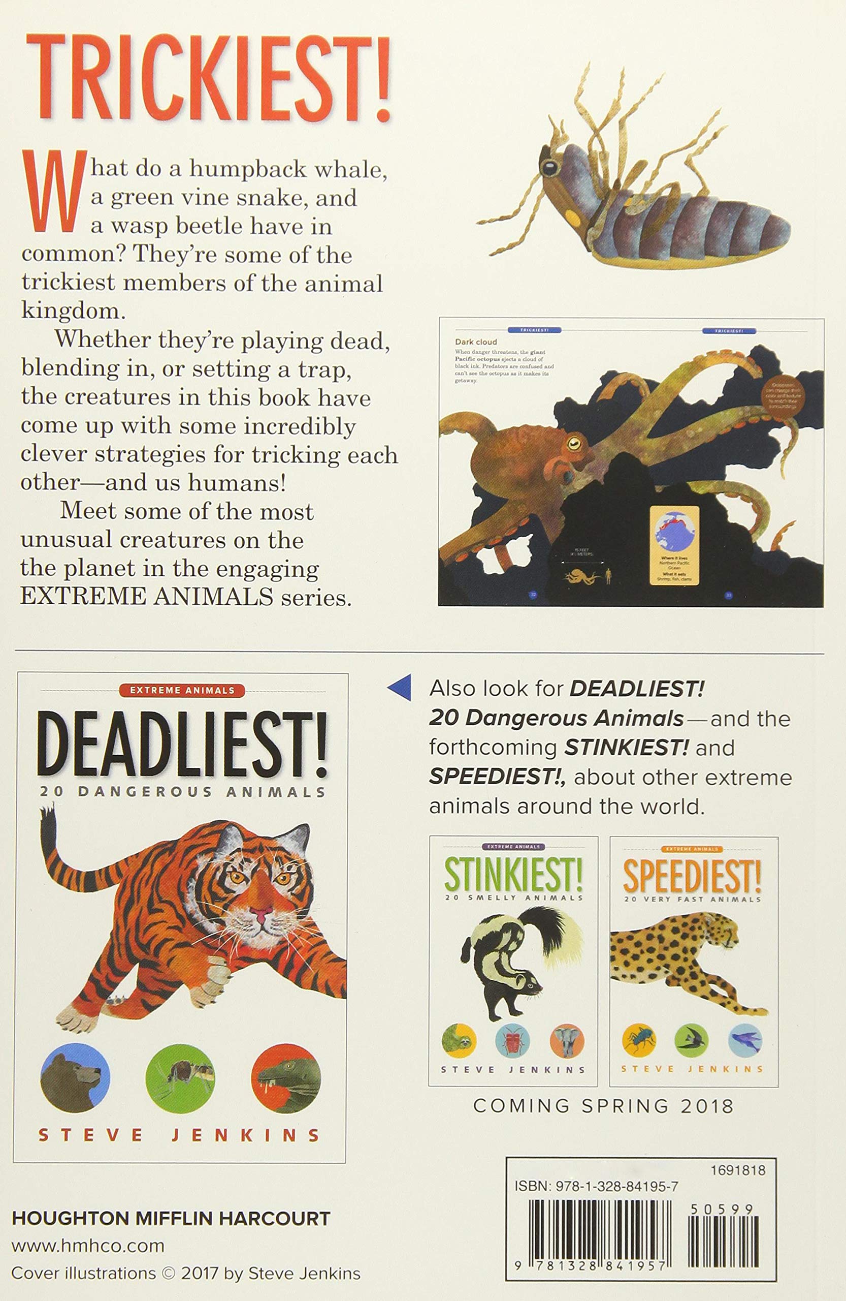 Trickiest 19 Sneaky Animals Extreme Animals by Houghton Mifflin 1