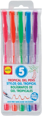 Tropical Gel Pens by Alex