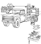 Trucks Coloring Book by Dover Publications 1