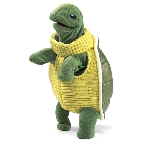 Turtleneck Turtle Hand Puppet by Folkmanis