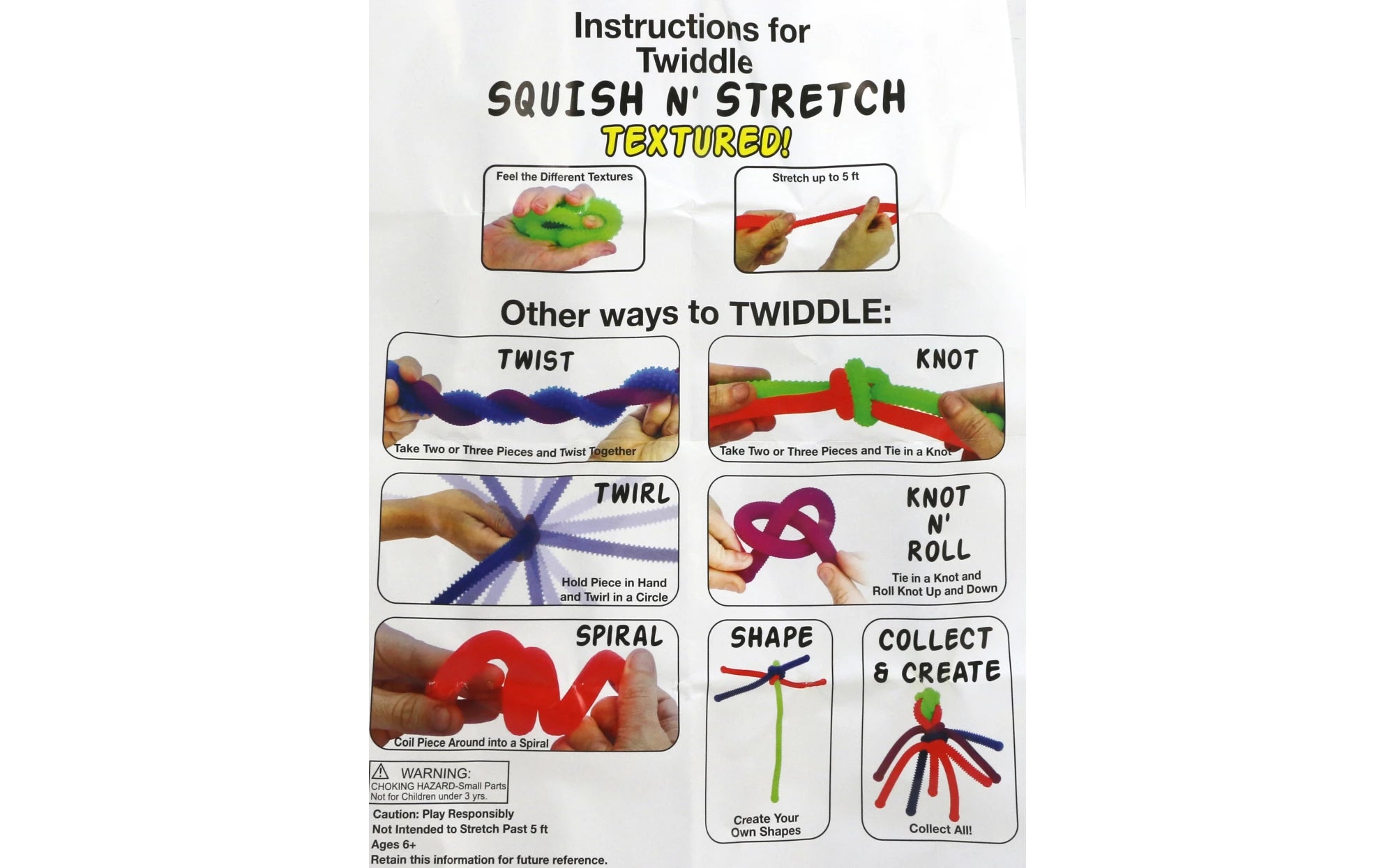 Twiddle Squish N Stretch Textured by Zorbitz 2