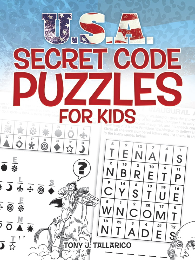 U.S.A. Secret Code Puzzles for Kids by Dover Publications