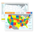 USA Map Learning Mat by Melissa Doug