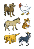 Farm Animals Stickers by Dover Publications