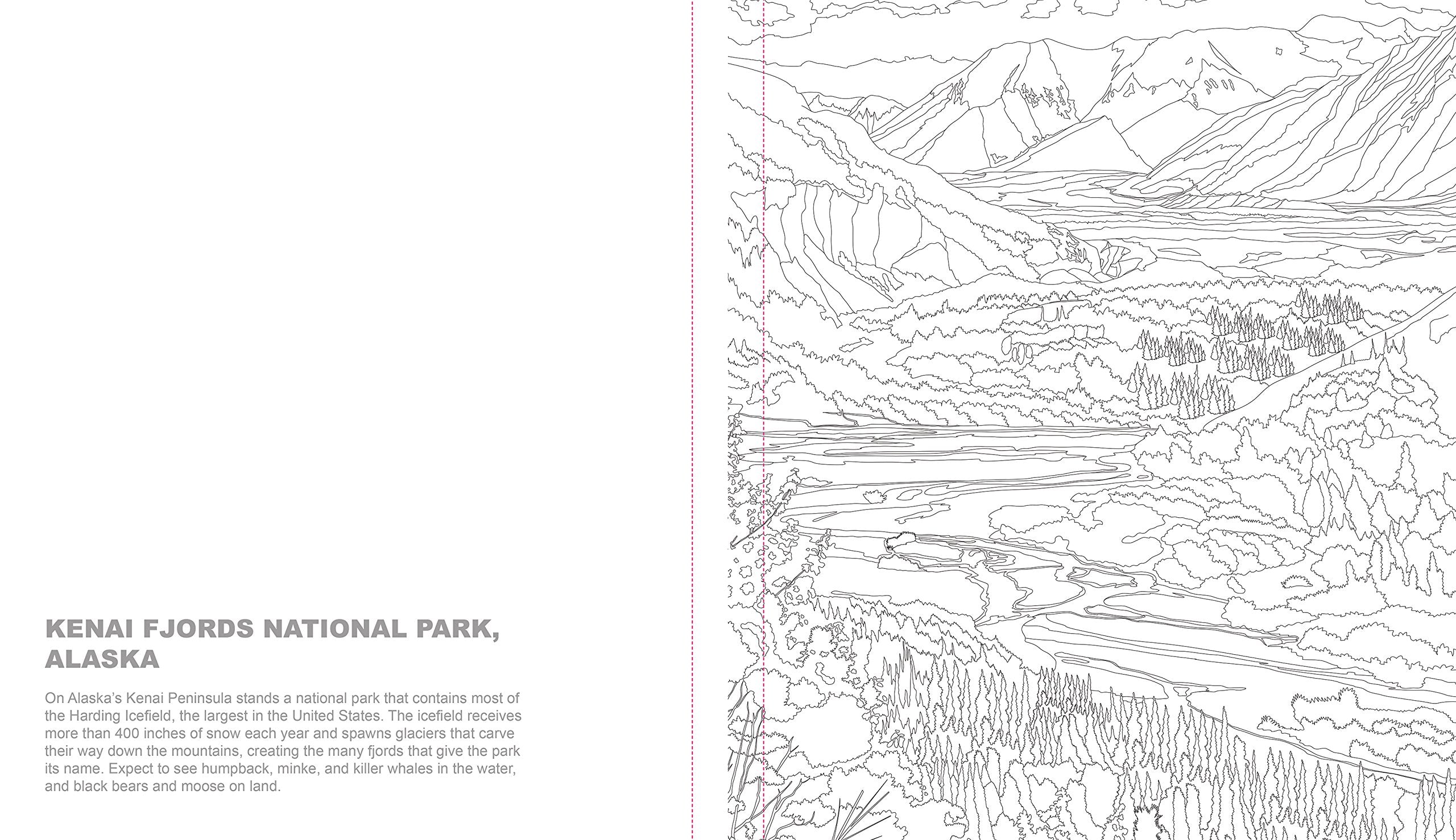 Ultimate Coloring National Parks A Colorful Adventure Into the Great Outdoors by Thunder Bay Press 3