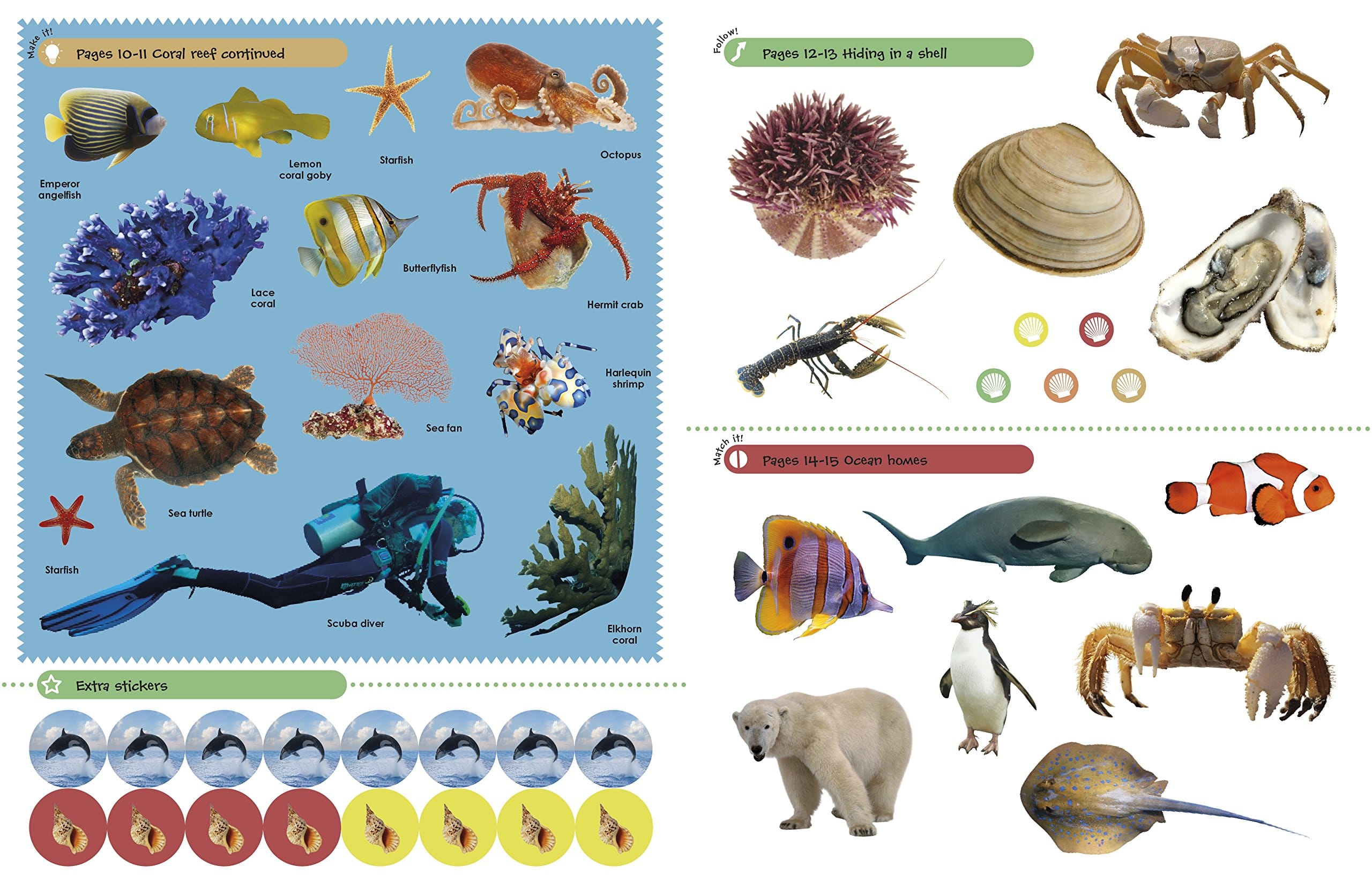 Ultimate Sticker Book Ocean by Dorling Kindersley 4