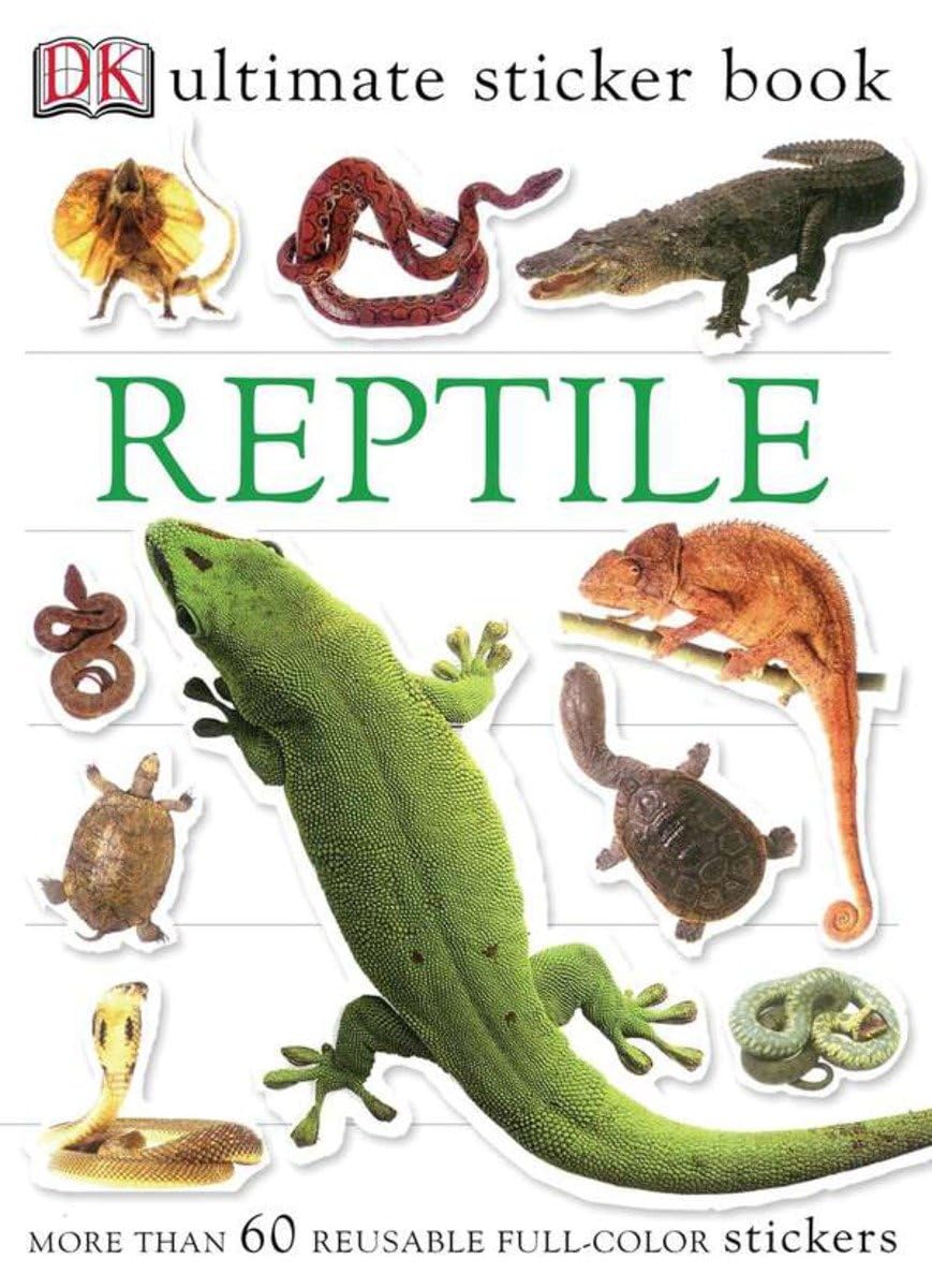 Ultimate Sticker Book: Reptile-by-DK Publishing