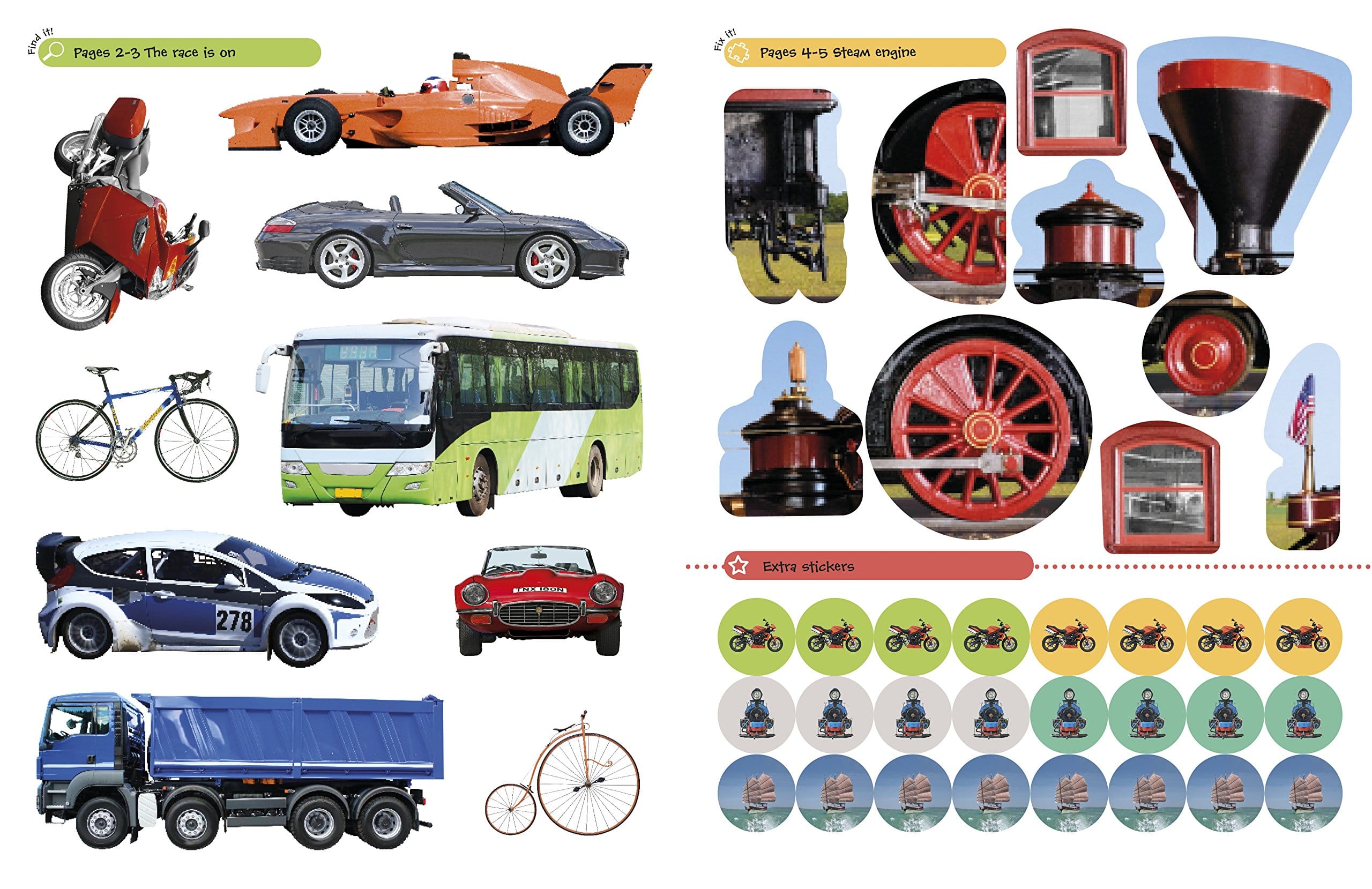 Ultimate Sticker Book Things That Go by Dorling Kindersley 4