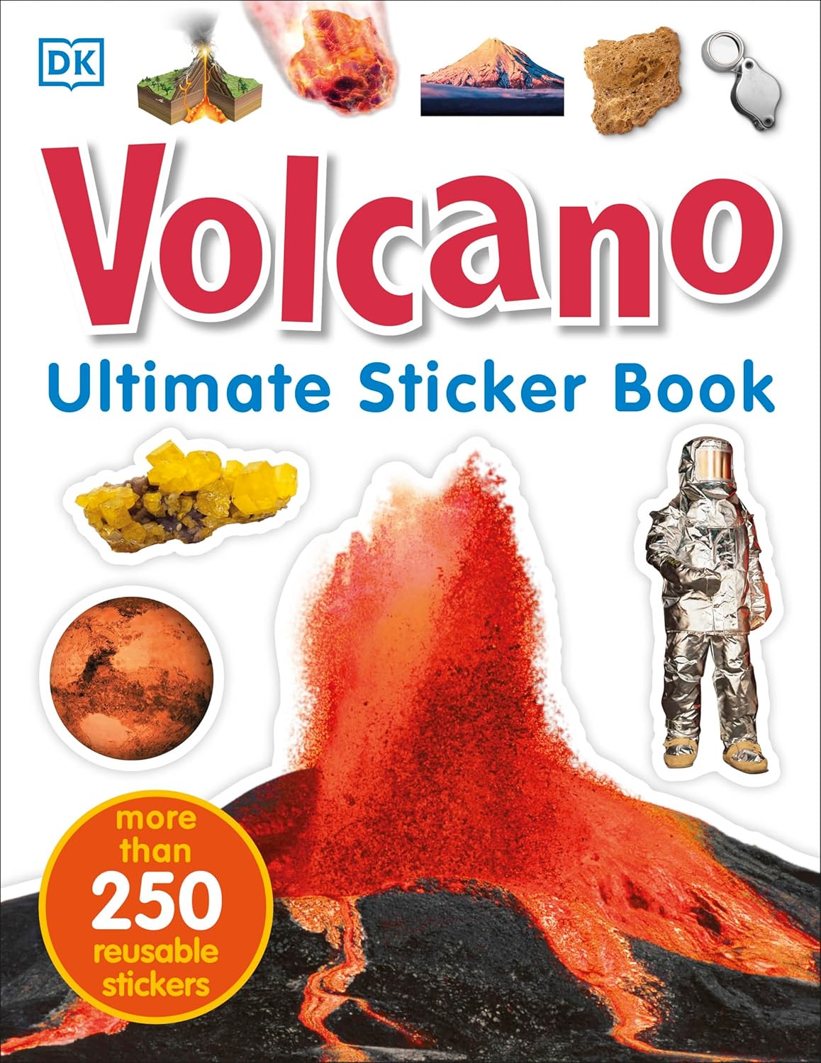 Ultimate Sticker Book: Volcano-by-DK Publishing