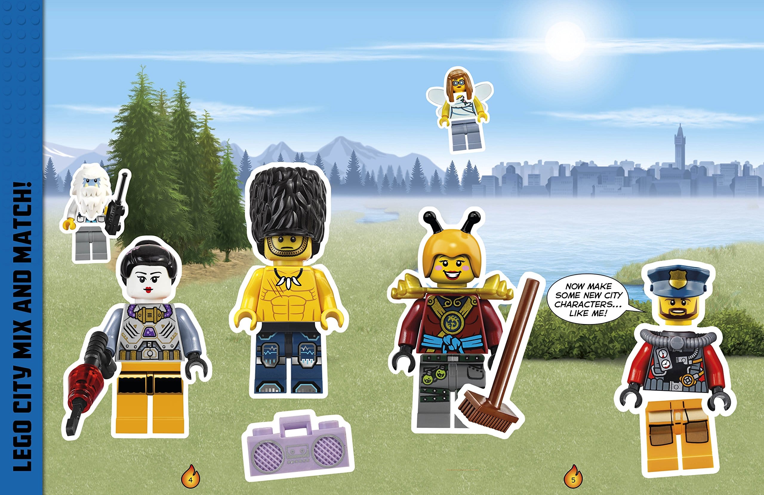 Ultimate Sticker Collection LEGO Minifigure Mash up by Dorling Kindersley 1