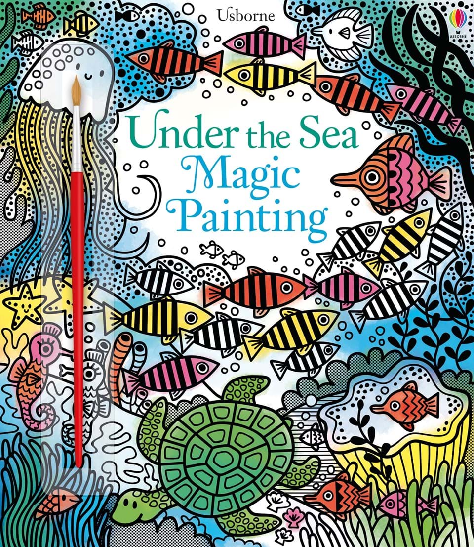 Under the Sea Magic Painting Book by Usborne