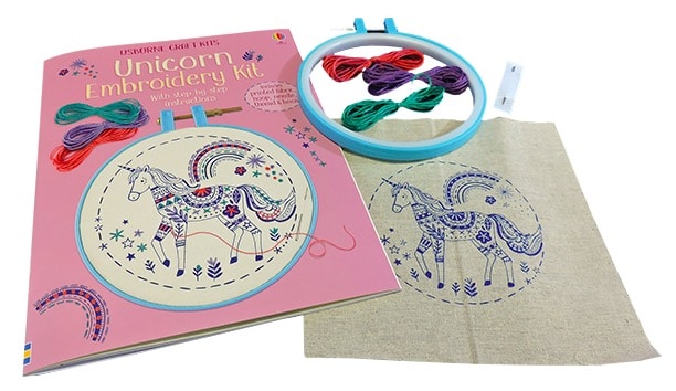 Unicorn Embroidery Kit by Usborne 1