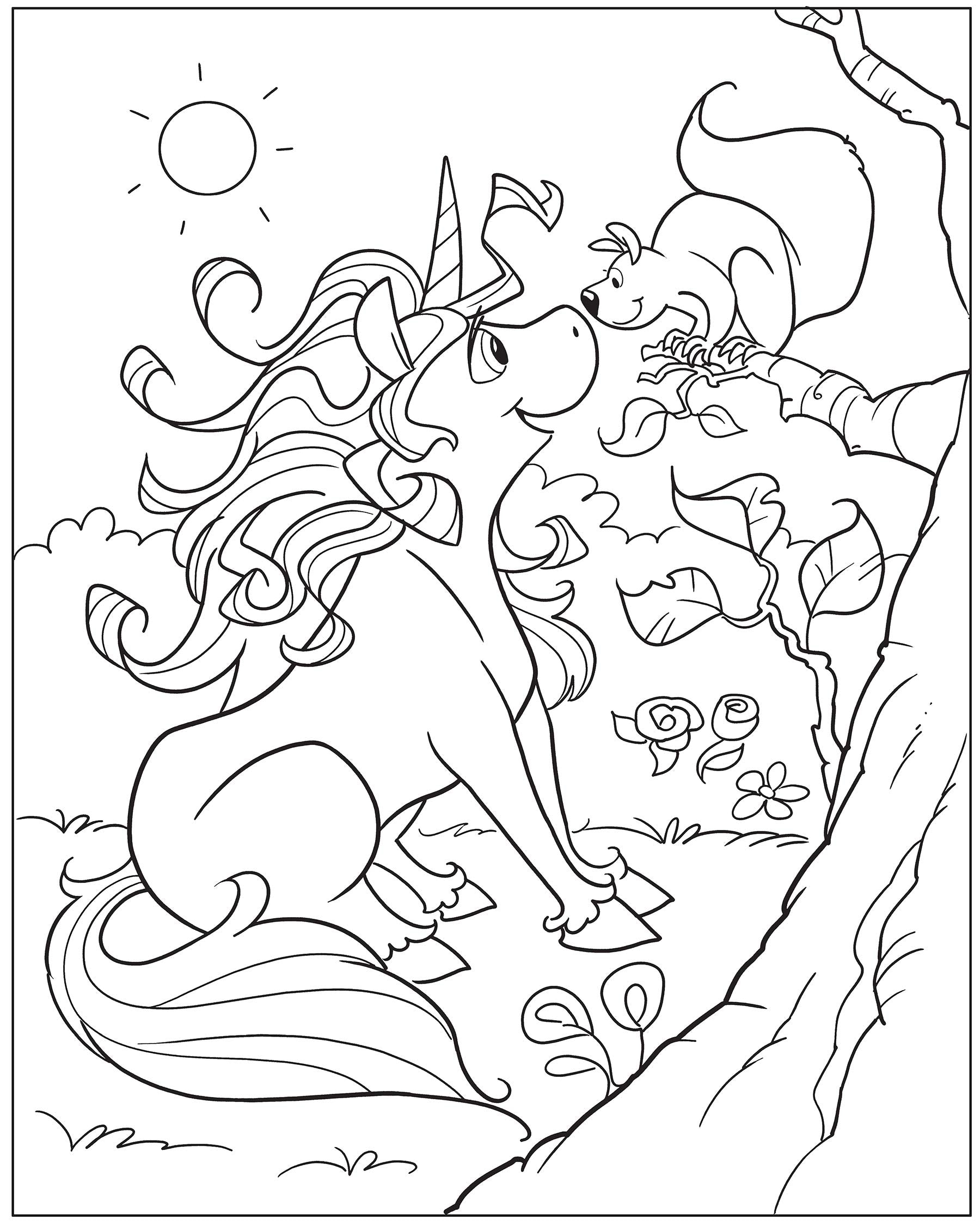 Unicorn Fun Coloring Book by Dover Publications 1
