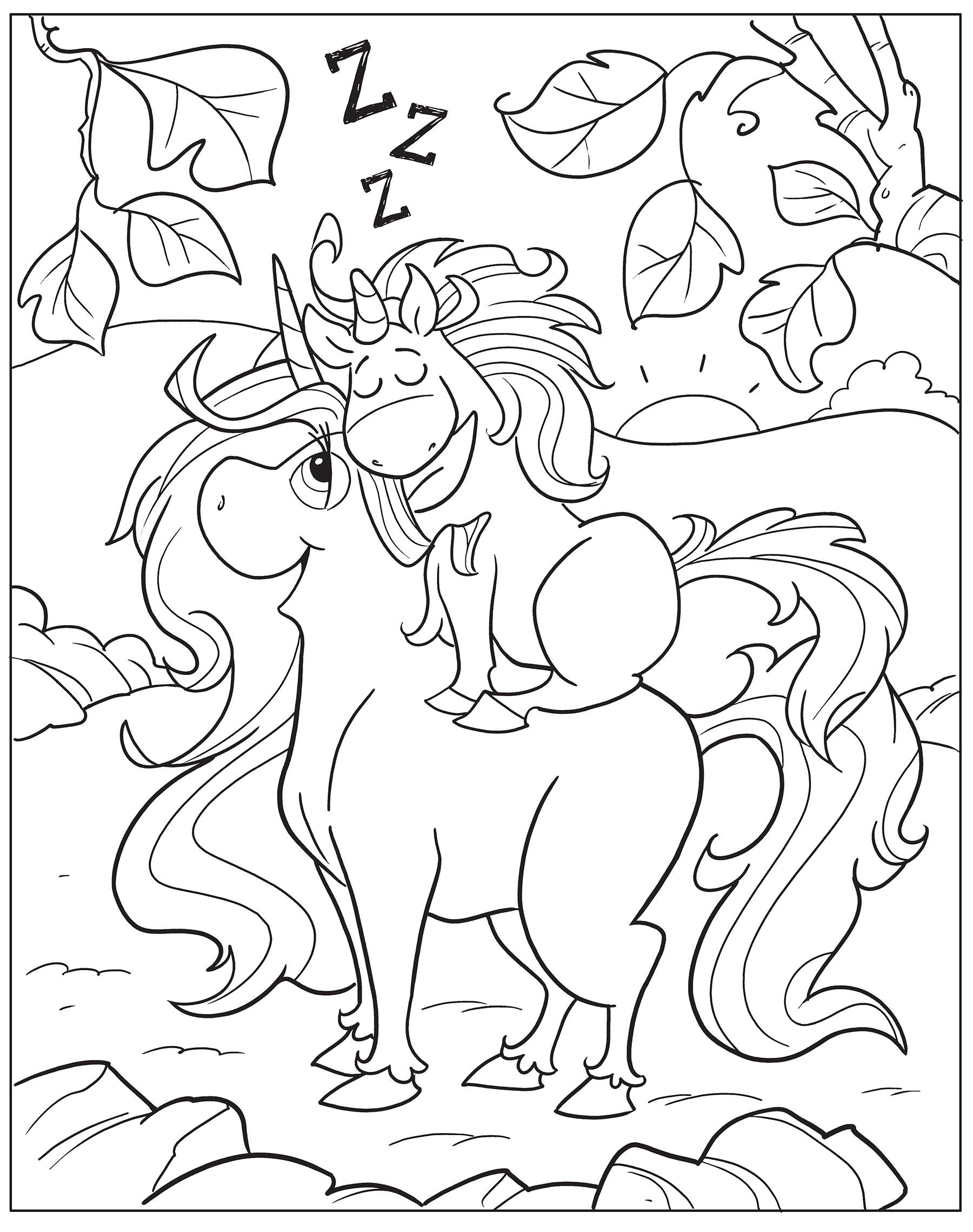 Unicorn Fun Coloring Book by Dover Publications 2