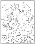 Unicorn Fun Coloring Book by Dover Publications 3