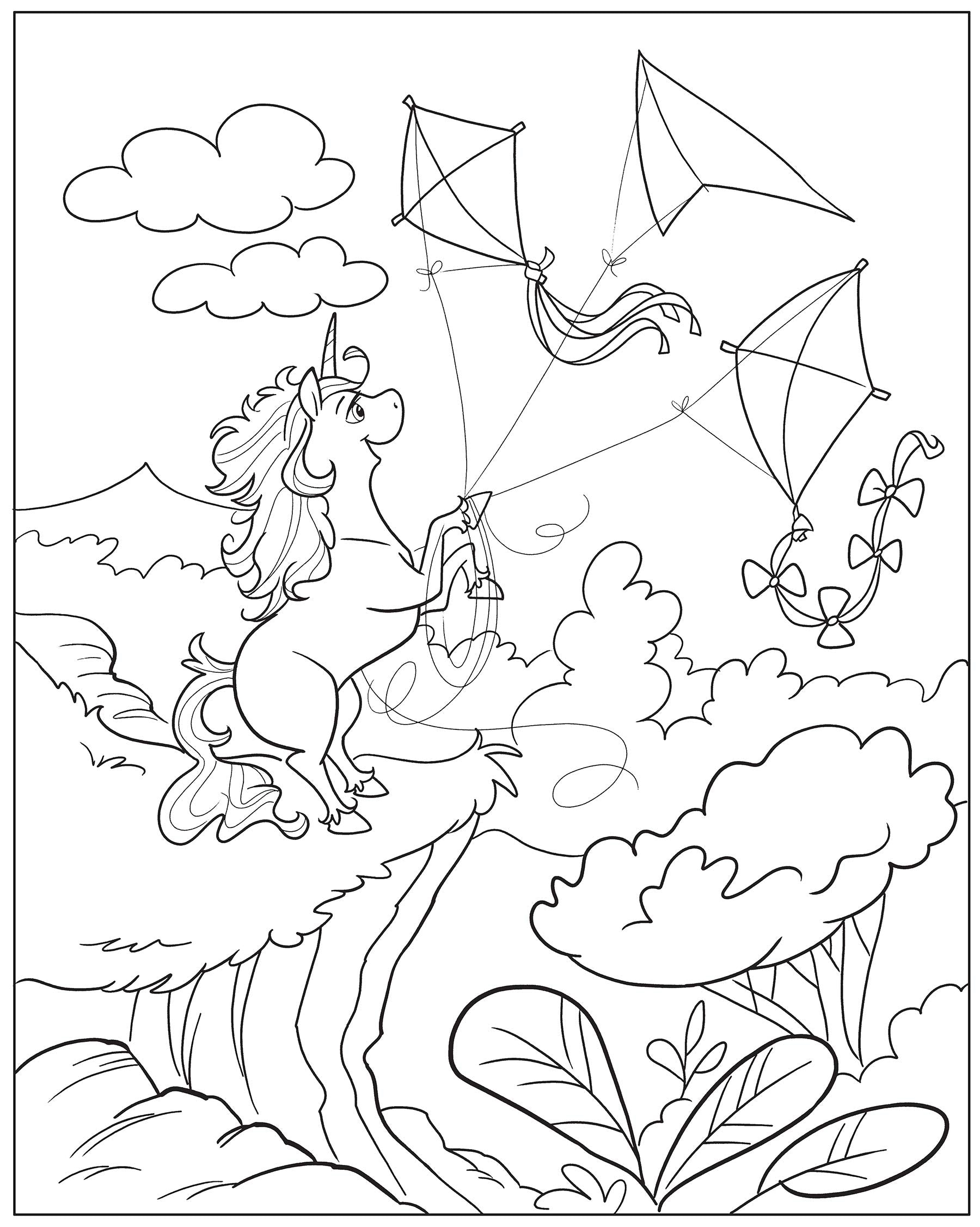 Unicorn Fun Coloring Book by Dover Publications 3