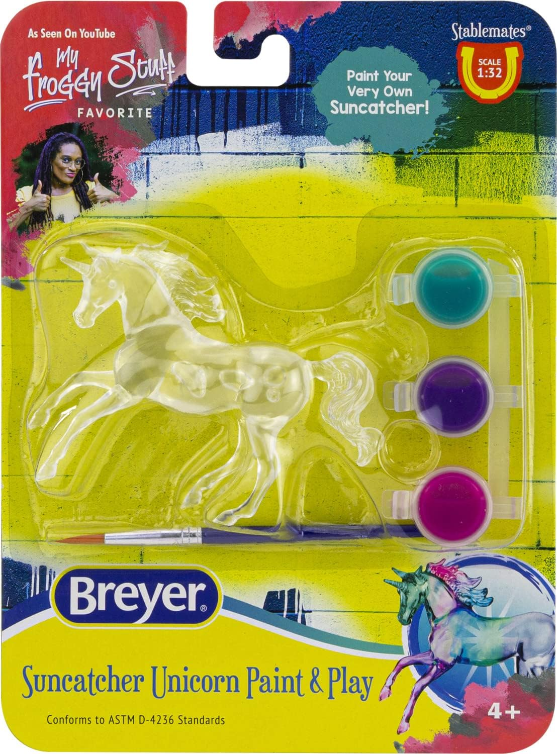 Unicorn Paint & Play Suncatcher-by-Breyer