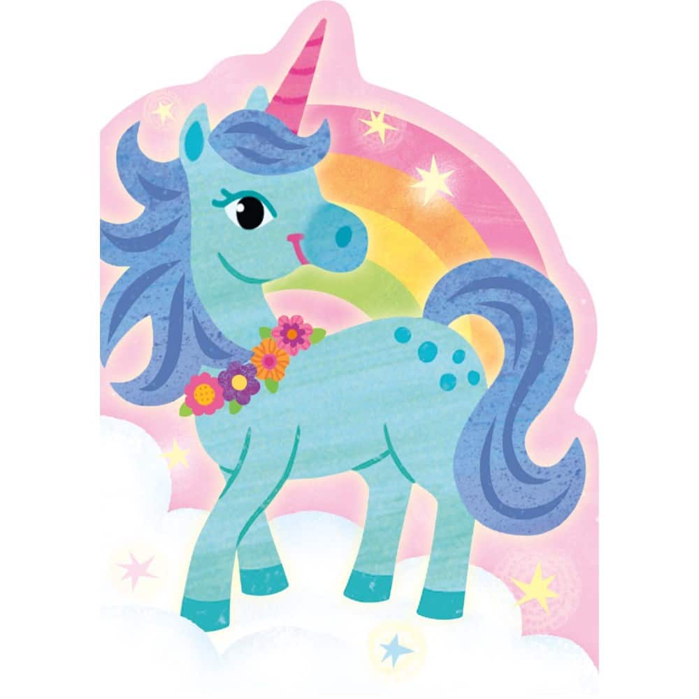 Unicorn Rainbow Birthday Card by Peaceable Kingdom