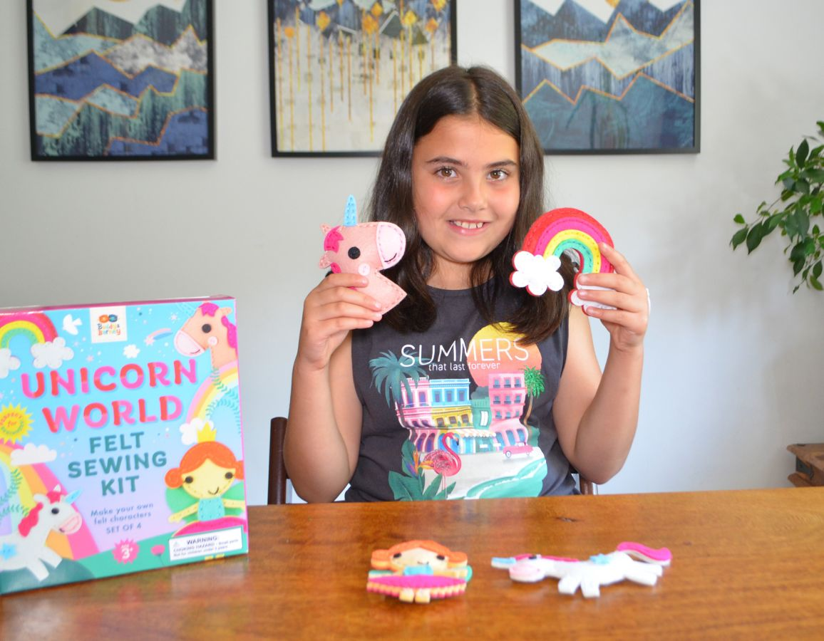 Unicorn World Felt Sewing Kit by Buddy and Barney 3